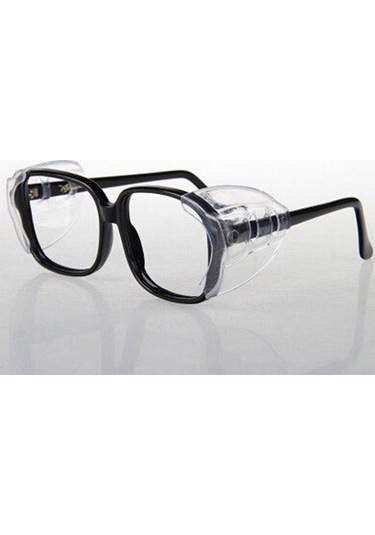 Dayanıklı Şeffaf Esnek Yan Kalkanlar Güvenlik Gözlükleri Göz Koruma Gözlükleri