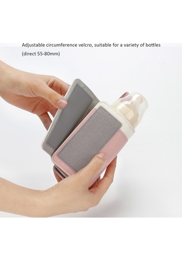 Xindoker Usb Süt Isıtıcı Kılıfı - 3 Seviye Sabit Sıcaklık - Mini Taşınabilir - Ev, Gece, Seyahat İçin - Mavi