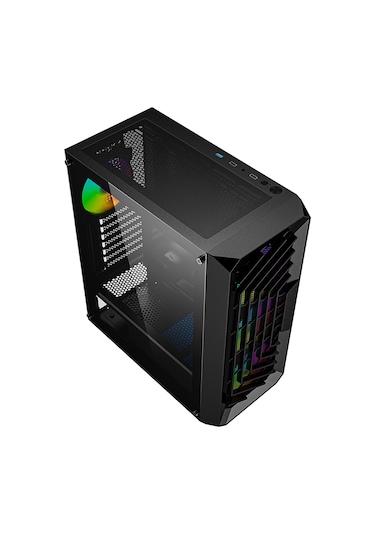 Zoko Chiko 4x12 CM ARGB Fan Mesh Panel Temper Camlı Gaming Kasa