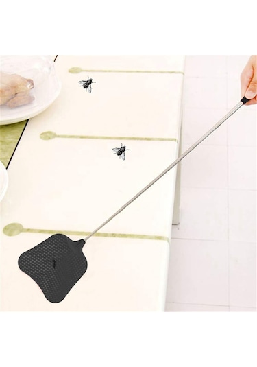 Xurunkeji Sivrisinek Ve Sinek Öldürücü Plastik Sinek Kovucu Geri Çekilebilir Paslanmaz Çelik Çubuk, İç Ve Dış Mekan Kullanımına Uygun 2 Paket