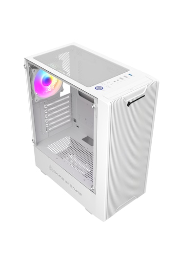 Game İn Game Pony Beyaz 4x12cm Argb Fan Mesh Panel Temper Atx Kas