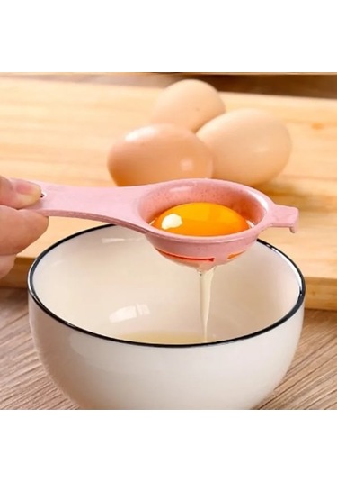 Ulzyvf Yumurta Ve Sarısı Pişirme Pembe Pembe Mutfak Kök Filtresi Beyaz Ayırıcı Ayırıcı Aracı Xw Pembe