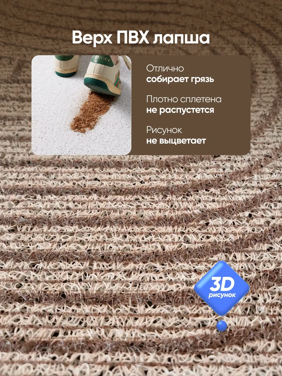 Astra Ant Girişteki Paspas 60x90 427001815 Kahverengi