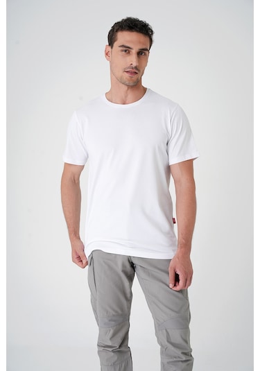Mecanık Casual Neo Organic T-shirt Beyaz