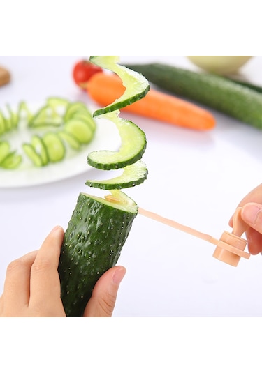 3 Adet Patates Havuç Konk Pembe Sebze Doğrayıcı Diğer