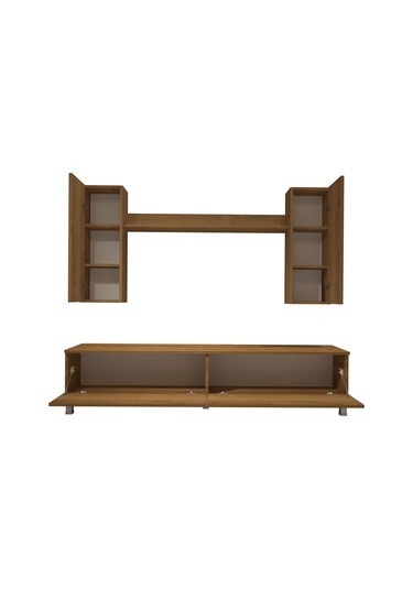 Decoraktiv Eko 7 Mdf Std Krom Ayaklı Tv Ünitesi Tv Sehpası Pera