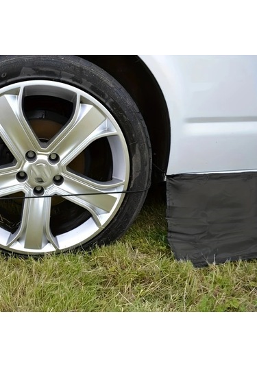 Willowhaven Siyah 1 Takım Polyester Karavan Branda Eteği Ve Rüzgarlık, T5 T6 Vw