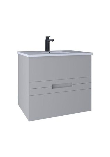 Kobos Meta 71 Cm Lavabo Dolabı Light Grey Kb710037 Diğer