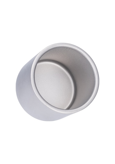 Neevoyu Tahta Kapaklı Ta1 Titan Cam, 75ml, İki Katlı Isı Saklama, Hafif Dayanıklı, Tüm İçecekler İçin Uygun, Doğal Titan Rengi, 59g, Taşınabilir Çay/ Kahve Bardağı Çok Renkli