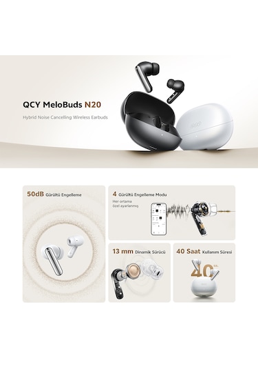 Qcy Melobuds N20 Bluetooth 6.0 Kulakiçi Kulaklık