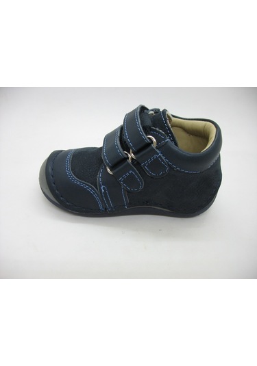 Angelokids Perlina 0100 Deri Ortopedik Destekli Ilk Adım Ayakkabısı 19-21 Lacivert