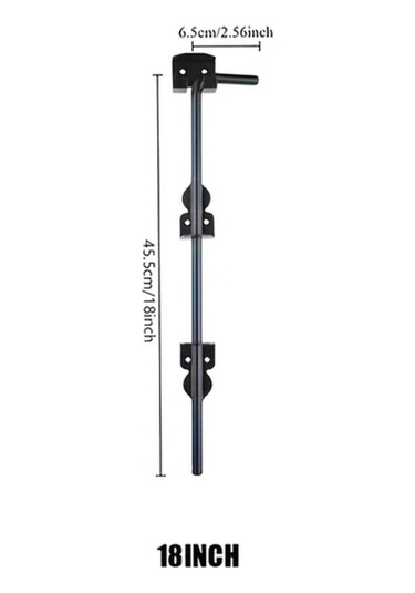 Besthome1 Dream011 18 Inç Siyah Çelik Yer Anchörü Kapı Kilit