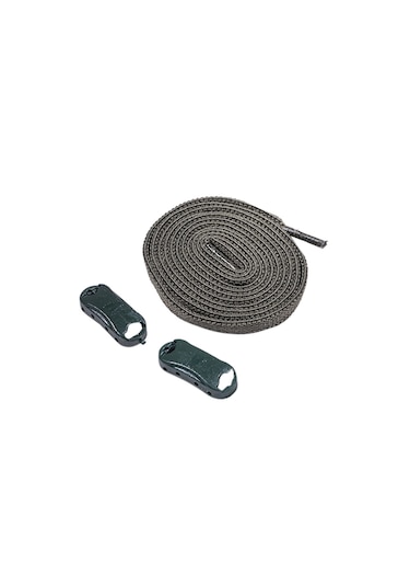 Elastik Haki Akıllı Bağcık Tak Bırak Ayakkabı Bağcığı 100cm Haki