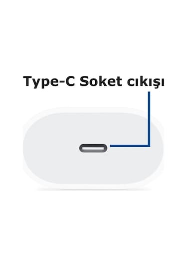 20w Gerçek Güç Pd Type-c Çıkışlı Hızlı Şarj Tek Adaptör