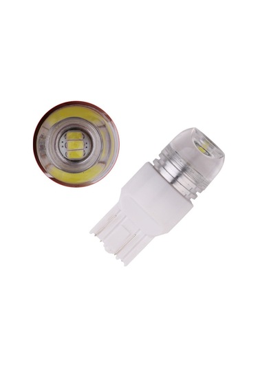 Sones 10 Adet T20 3157 Dc12v / 0.24w / 0.02a / 60lm Araba Led Fren Lambası, Kabuk Rastgele Renk Teslimatı Kırmızı Işık