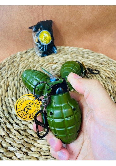 El Bombası Modeli Metal Pürmüzlü Çakmak