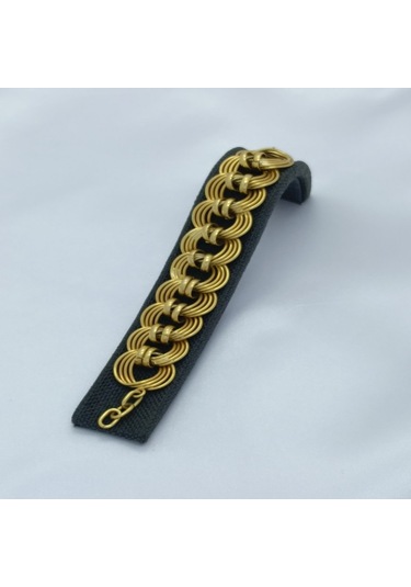 Yeni Sezon Vip Özel Seri Paslanmaz Çelik Üç Sıra Samanyolu Altın Kaplama Kadın Bileklik Gold