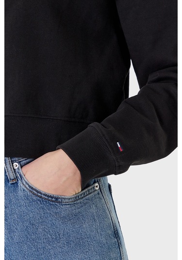 Tommy Jeans Bayan Sweat Dw0dw21408 Bds Siyah Siyah