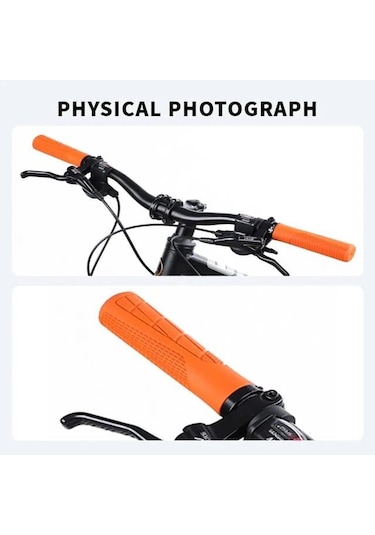 Sarissa Pvc Elcik Ergonomik Destekli Yapı Kaymaz Tasarım Vidalı Bisiklet Elciği Kahverengi Kahverengi