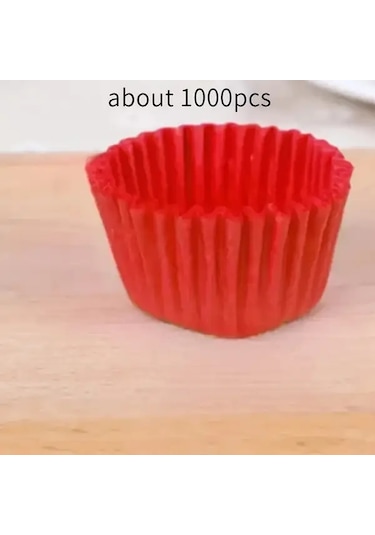 Willowhaven 1000 Adet Yeşil Mini Renkli Cupcake Kalıbı Kağıdı Paskalya Çiçek Desenli Diğer