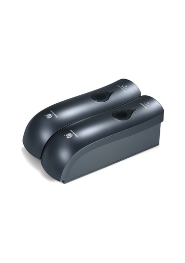 Xindoker Çift Başlı Duvar Sabunluk - Şampuan & Duş Jeli Dispanseri, 300ml, Deliksiz Montaj, Gri Cd-2049c Gri