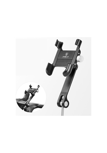 Leezsing Bisiklet Telefon Tutucu: 360 Dönebilen, Şarj Uyumlu, Dayanıklı Alüminyum