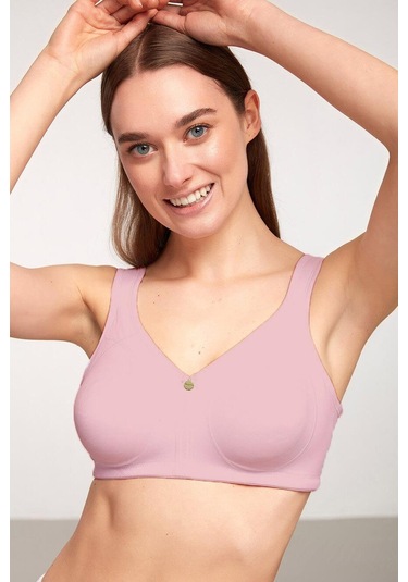 Kom Serena Telsiz Balensiz Toparlayıcı Sütyen Gülkurusu 001