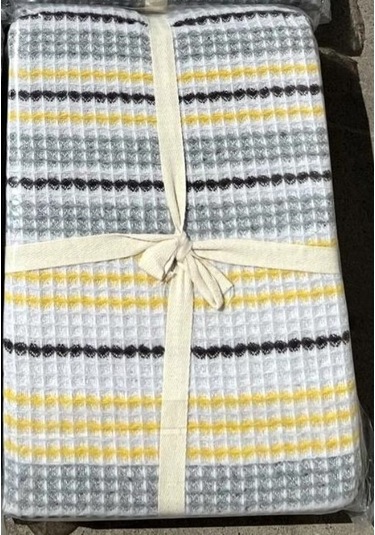 Livdora Serena Pamuklu Battaniye 190x230 - Hardal Hardal