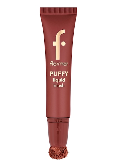 Flormar Puffy Liquid Nemlendirici Etkili & Parlak Bitişli Sünger Aplikatörlü Likit Allık 007 Passion
