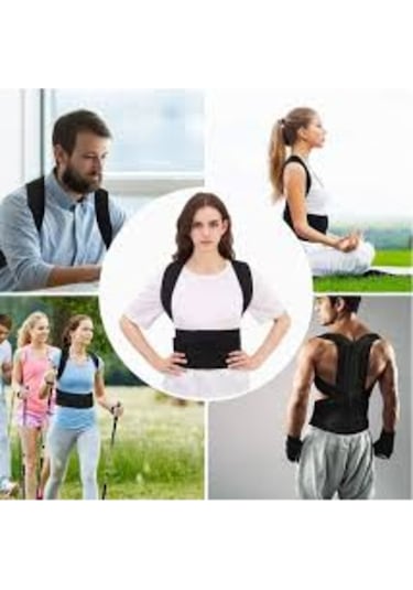 Ankaflex Çift Balenli Dik Durus Korsesi Bel Sırt Destekli