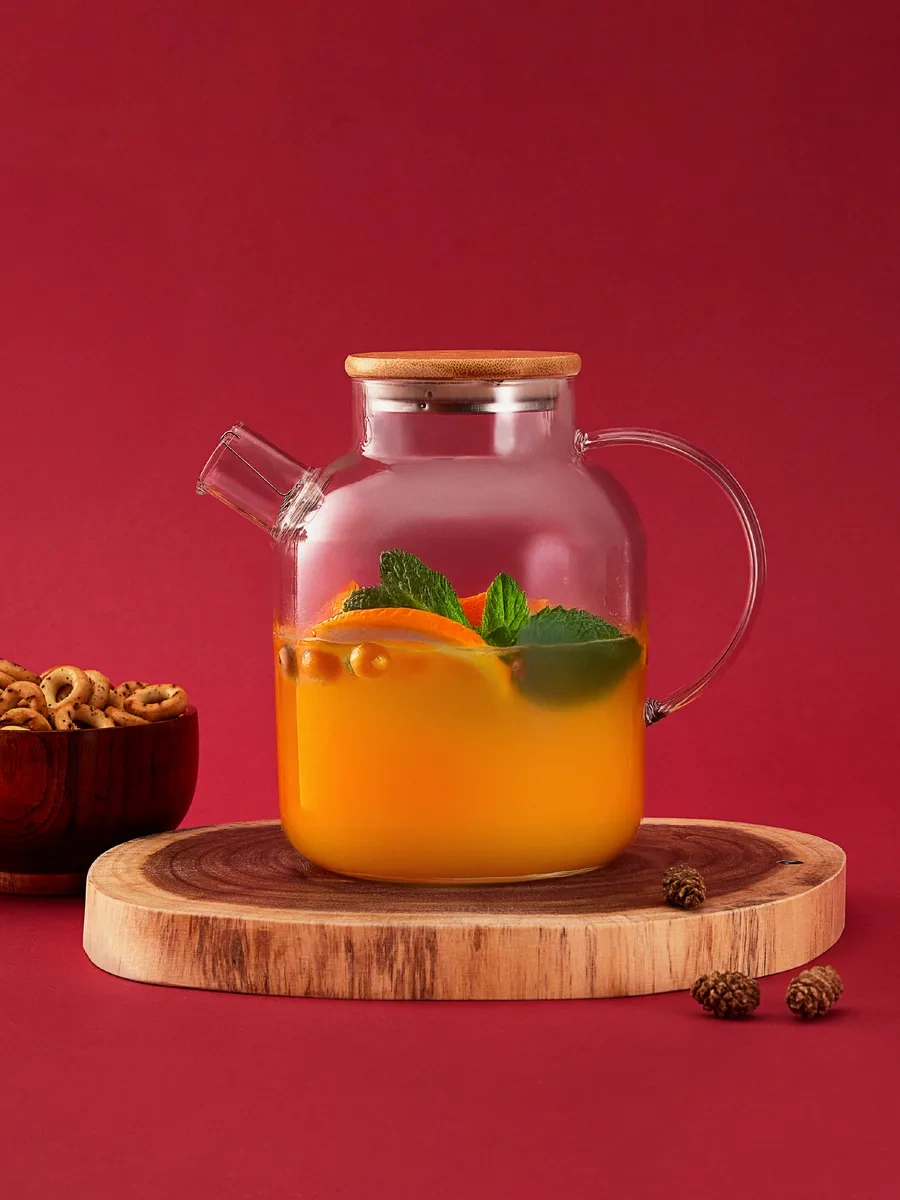 Casanera Kapaklı 1500 Ml Cam Demlik Çaydanlık 365251174 Beyaz