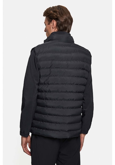 Twn Slim Fit Siyah Düz Yelek Mont 3ecy70501503m Siyah