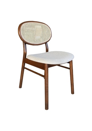 Oslo Hazeranlı Ahşap Sandalye Ceviz