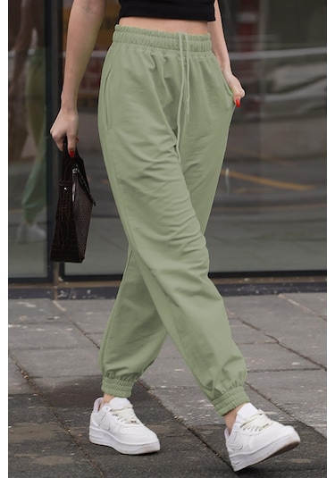 Madmext Mint Yeşili Comfort Fit Basic Eşofman Altı Mg1635-mint Yeşili Mint Yeşili