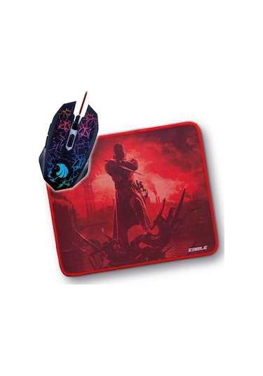 Polosmart PGM02 Oyuncu Mouse + Mouse Pad