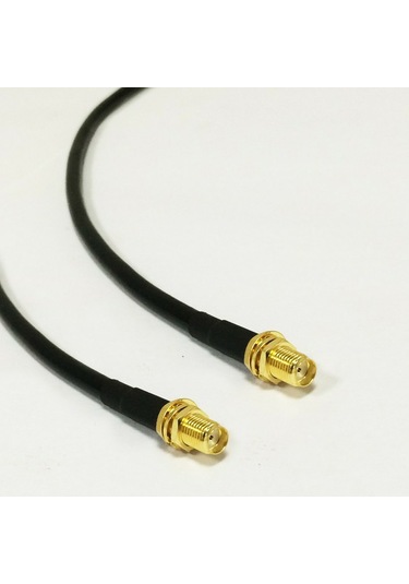 SMA Dişi - SMA Dişi Wireless Wifi Anten Kablosu 5 Metre