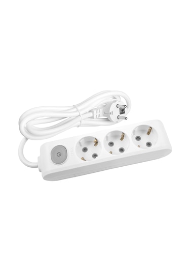 Viko Multi-let 3'lü Grup Priz Anahtarlı Topraklı Çocuk Korumalı 1 Metre Beyaz - 90117301