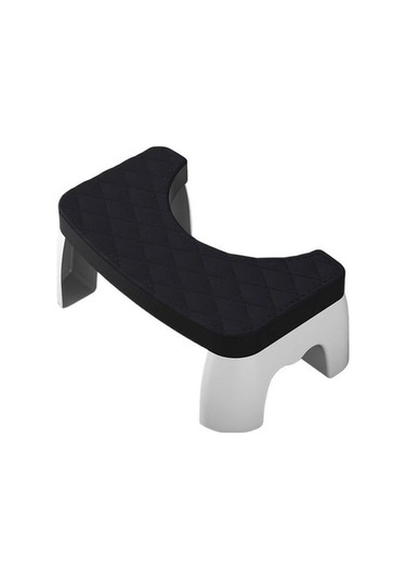 Flybuy Erkek Kadın Hemoroid Kolay Kabızlık Çözümü Ergonomik Tuvalet Taburesi Sağlıklı Bağırsak Hareketleri Siyah Siyah