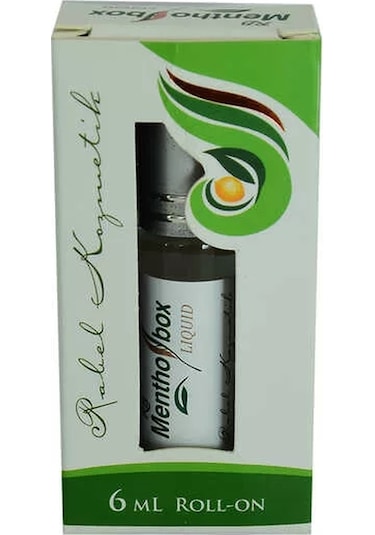 Menthol Masaj Yağı Likit Roll On Menthol Nane Limon Bitkisel Yağlar Karışımlı 6 Ml