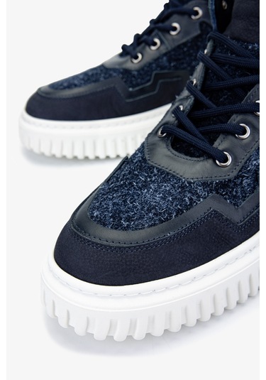 Valmenti Erkek Hakiki Deri Casual Bot 352 21568 Erk Bot Sk24-25 Lacı Kmbn Lacivert