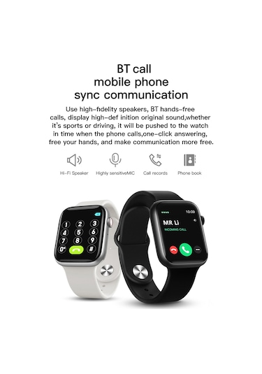 Leezsing T500+ Plus Akıllı Saat 1.75" Dokunmatik Ekran