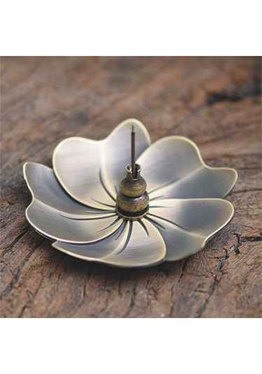 Geekyou Eski Stilde Bronz Alaşımlı Fumigasyon Tabağı, Kül Tutucu, Zencefil/simsek Uyumu, Ev/budist Mekan Dekorasyonu, Hediye Paketiyle 95mm, 90g