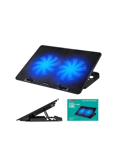 Classone M30 Mavi Led 15.6' Oyuncu Notebook Soğutucu + Kablosuz Mouse