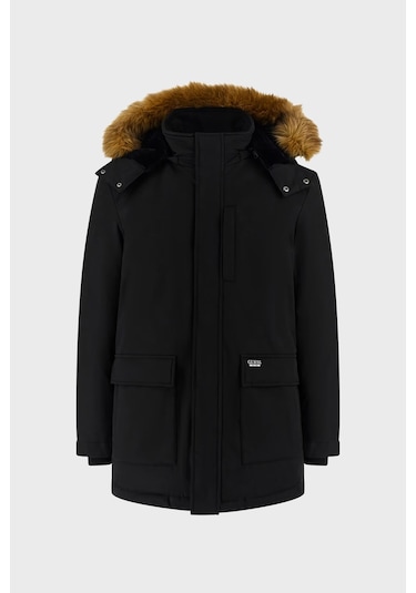 Guess Erkek Parka M5bl2g W2712 Jblk Siyah Siyah