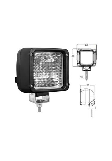 Jcb Kare Çalışma Lambası Kablolu - 838120-K