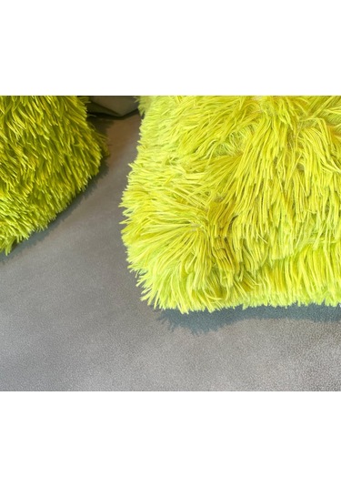 Monyee Yumuşak Puluş Kumaş Yastık Kılıfı - 2 Adet, 43x43 Cm, Isı Verici, Yumuşak, Ev Dekorasyonu, Koltuk/yatak Uyumlu Diğer