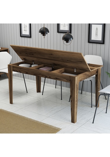 Milan Yemek Masası - Ceviz / Ceviz