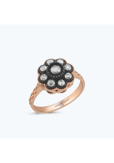 Altınbaş Elmas Çiçek Yüzük Prn009-8k