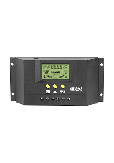 Skycity 12v/24v Otomatik 30a Pwm Güneş Şarj Kontrolörü, Lcd Ekranlı Akıllı Yönetici, Aşırı Akım Ve Ters Bağlantı Koruma