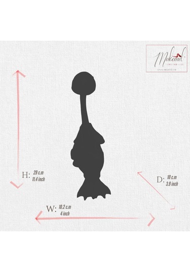 El Yapımı Ördek Figürü Mavi Şapkalı Ve Sulama Kabı İle - Eğlencel